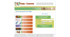 Desktop Screenshot of family-coupons.net